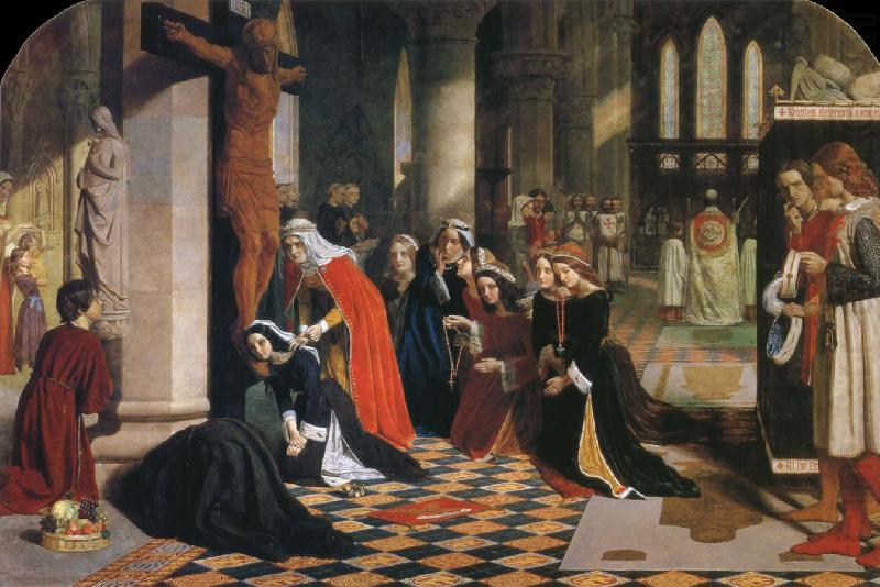 James Collinson The Renunciation of Queen Elizabeth of Hungary china oil painting image